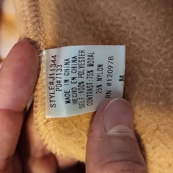 Entro light pink and gray size medium fleece jacket - Picture 4 of 4